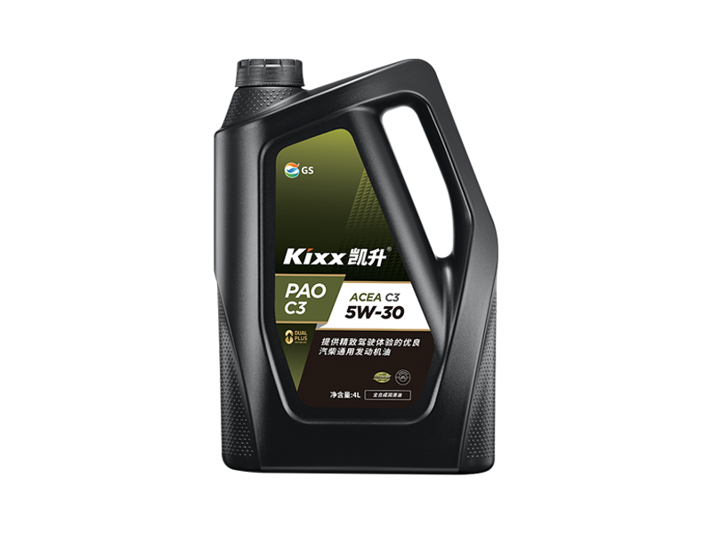 GS (Kixx) 凱升PAO全合成機油 5W-30 C3級 黑凱系列 4L